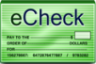 Pay By Check - E-Check